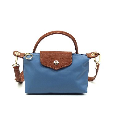 Nylon LOGO Flap Crossbody Bag