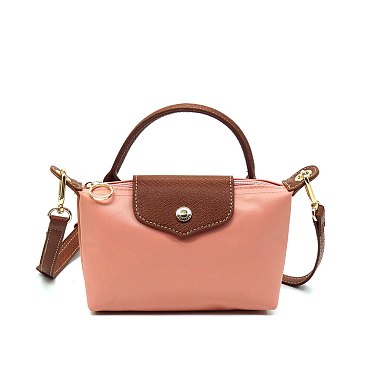 Nylon LOGO Flap Crossbody Bag