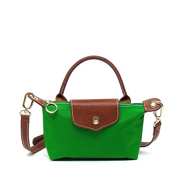 Nylon LOGO Flap Crossbody Bag