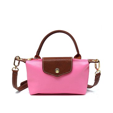 Nylon LOGO Flap Crossbody Bag