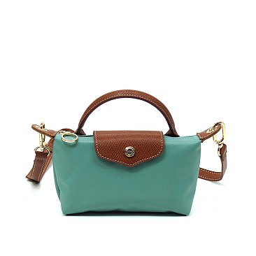 Nylon LOGO Flap Crossbody Bag