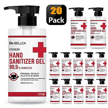 20 PCS SET HAND SANITIZER GEL