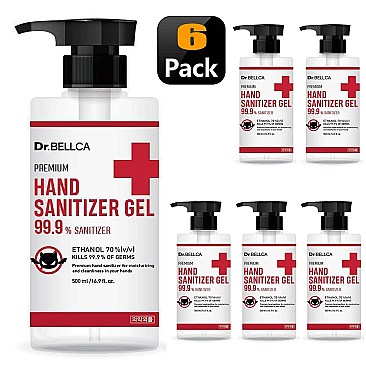 6 PCS SET HAND SANITIZER GEL
