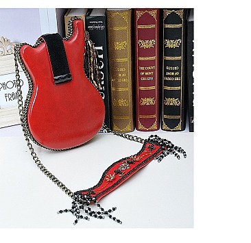 Handmade Guitar Design Ladies Cross-body Bags