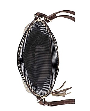 FASHION SMOOTH TASSEL LEOPARD DESIGN CROSSBODY BAG