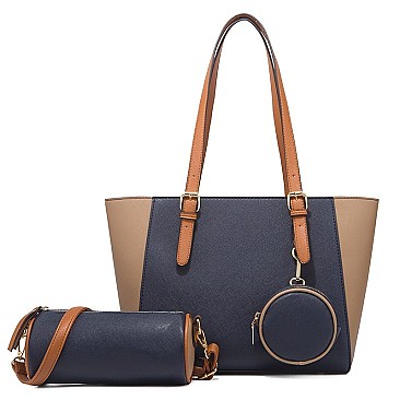3 IN 1 TRENDY GEOMETRIC TOTE SET