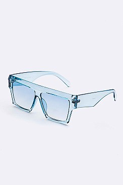 Pack of 12 Pieces Color Tint Square Wayfarer Sunglasses LA108-80929C