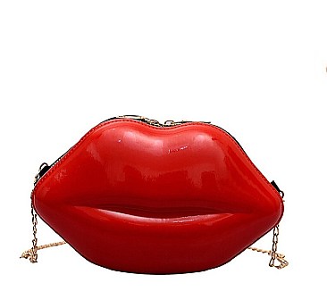 Sexy Lips Style Cross-Body Shoulder Bag