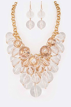 Posh Mix Beads Fashion Necklace Set