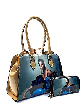 MICHELLE OBAMA DESIGNER SATCHEL & WALLET