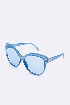 Pack of 12 Pieces Color Tint Oversize Butterfly Sunglasses