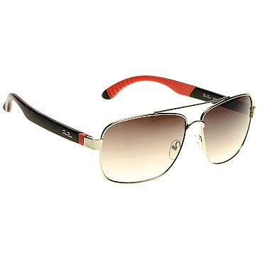 Pack of 12 Modern Frame Jolie Rose Aviator Sunglasses