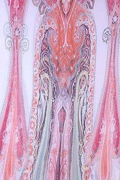 CLASSIC PRINT SHEER LONG SCARF
