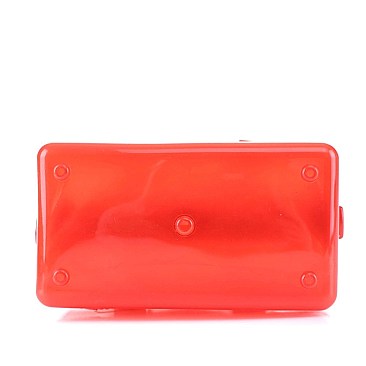 2-Way Translucent Jelly Small Boston Satchel Shoulder Bag