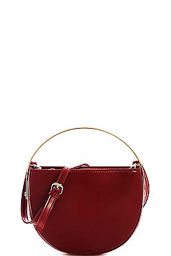 STYLISH CIRCLE SHAPE CROSSBODY BAG