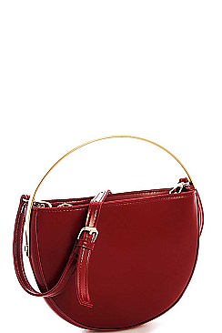 STYLISH CIRCLE SHAPE CROSSBODY BAG