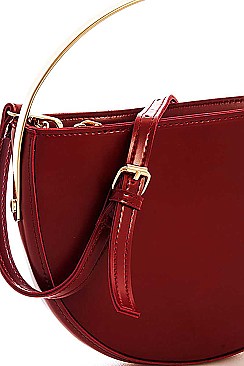 STYLISH CIRCLE SHAPE CROSSBODY BAG