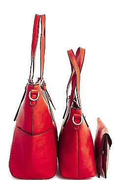 3 in1 Modern Stylish Satchel with Long Strap