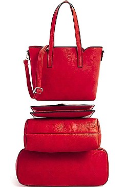 3 in1 Modern Stylish Satchel with Long Strap
