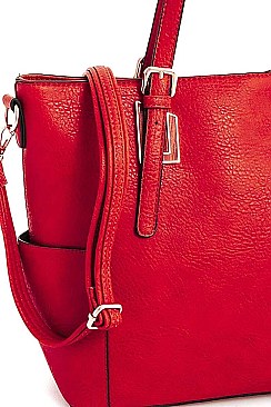 3 in1 Modern Stylish Satchel with Long Strap