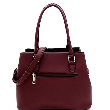Quilted Tassel Accent Tote Wallet SET