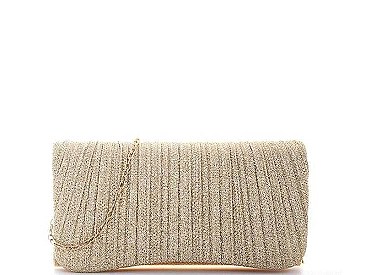 TRENDY FASHION PARTY CLUTCH WITH CHAIN