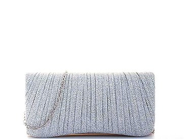 TRENDY FASHION PARTY CLUTCH WITH CHAIN