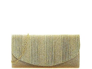 SILKY MODERN PARTY CLUTCH WITH CHAIN
