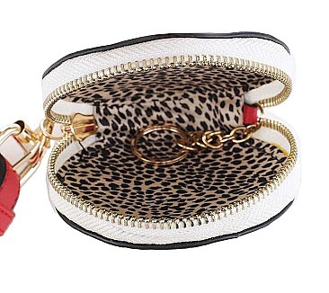 3 IN 1 STYLISH CIRCLE DOTS DESIGN CROSSBODY BAG SET