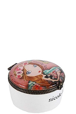 NICOLE LEE MEDIUM NINA PRINT JEWELRY BOX