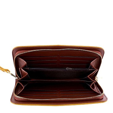 Braided Strap Boho Tote Wallet SET