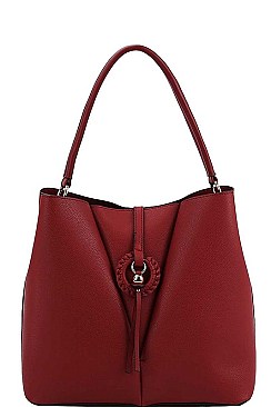 STYLISH MODERN SATCHEL WITH LONG STRAP