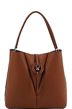 STYLISH MODERN SATCHEL WITH LONG STRAP