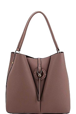 STYLISH MODERN SATCHEL WITH LONG STRAP