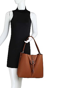 STYLISH MODERN SATCHEL WITH LONG STRAP