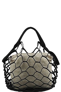 2IN1 HOLLOW OUT NET BAG