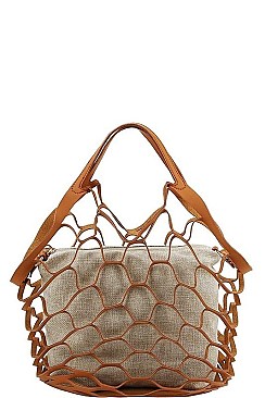 2IN1 HOLLOW OUT NET BAG