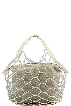 2IN1 HOLLOW OUT NET BAG