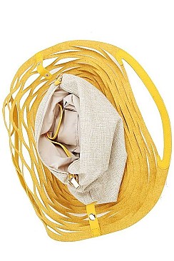 2IN1 HOLLOW OUT NET BAG