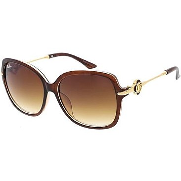 Pack of 12 Modern Frame Jolie Rose Statement Sunglasses