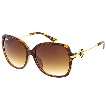Pack of 12 Modern Frame Jolie Rose Statement Sunglasses