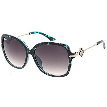 Pack of 12 Modern Frame Jolie Rose Statement Sunglasses