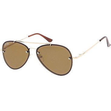 Pack of 12 Retro Jolie Rose Aviator Sunglasses