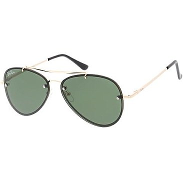 Pack of 12 Retro Jolie Rose Aviator Sunglasses