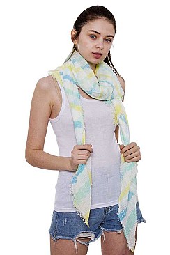 Striped Oblong Scarf