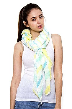 Striped Oblong Scarf