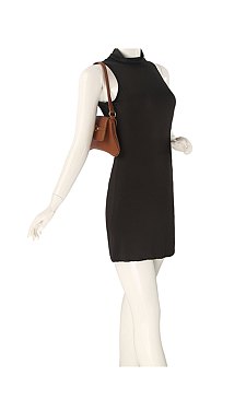 Pebbled PU Flap Shoulder bag