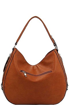 SIDE ZIPPER HOBO BAG
