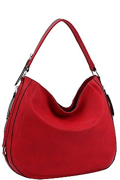 SIDE ZIPPER HOBO BAG