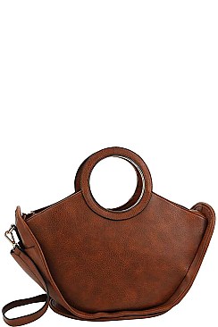 SATCHEL WITH LONG STRAP